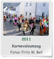 2011  Karnevalsumzug  Fotos: Fritz W. Bell