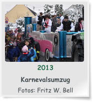 2013  Karnevalsumzug  Fotos: Fritz W. Bell