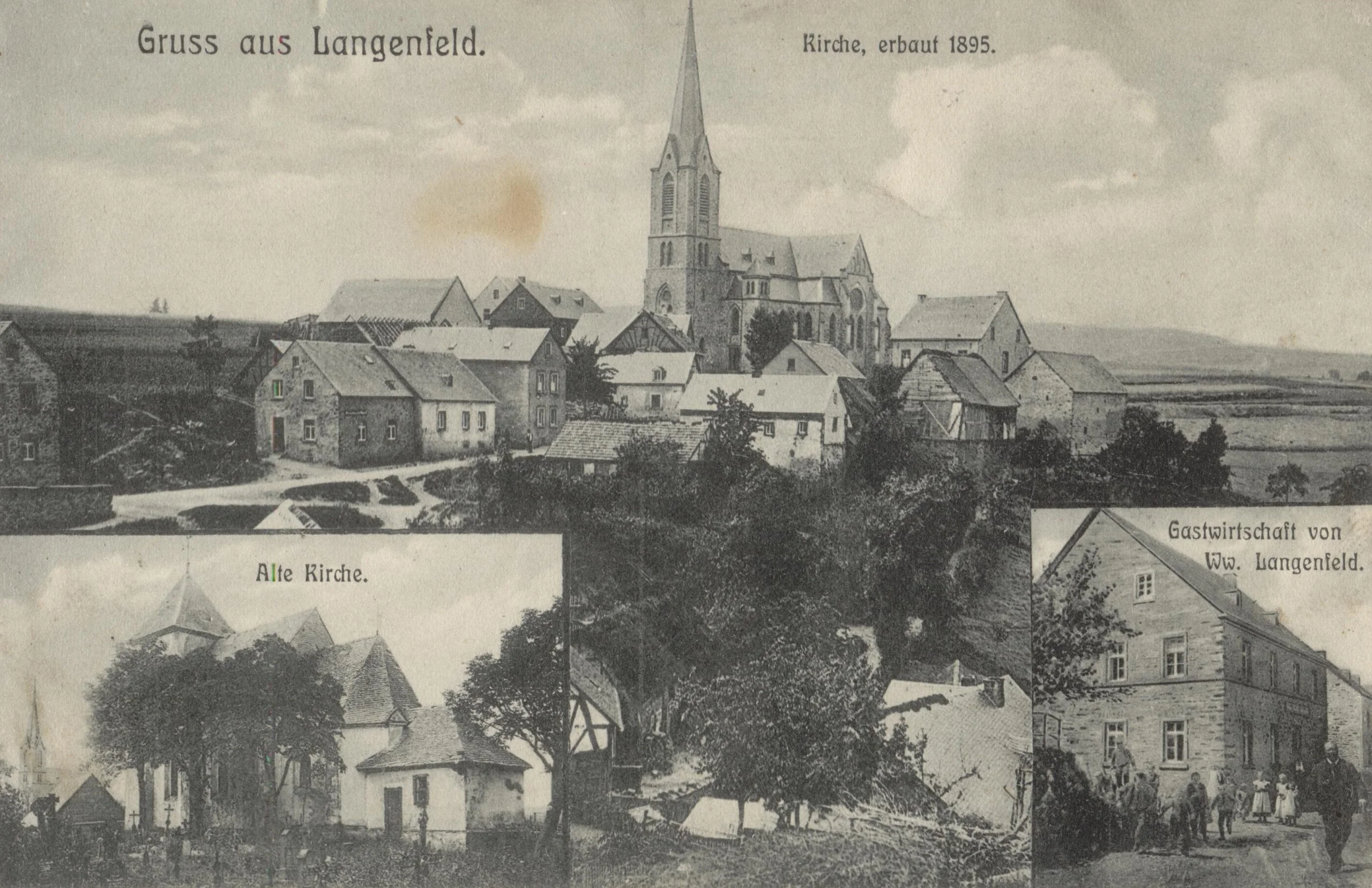 Historische Bilder - Postkarten Langenfeld - Postkarte 12