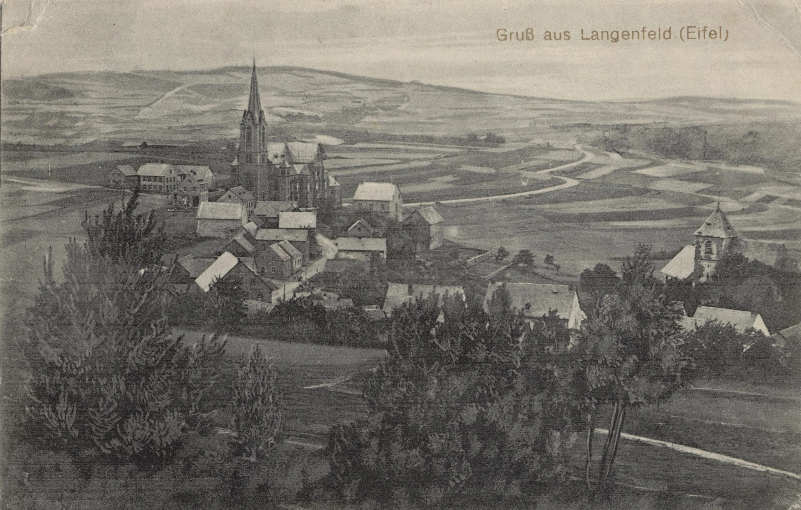 Historische Bilder - Postkarten Langenfeld - Postkarte 13