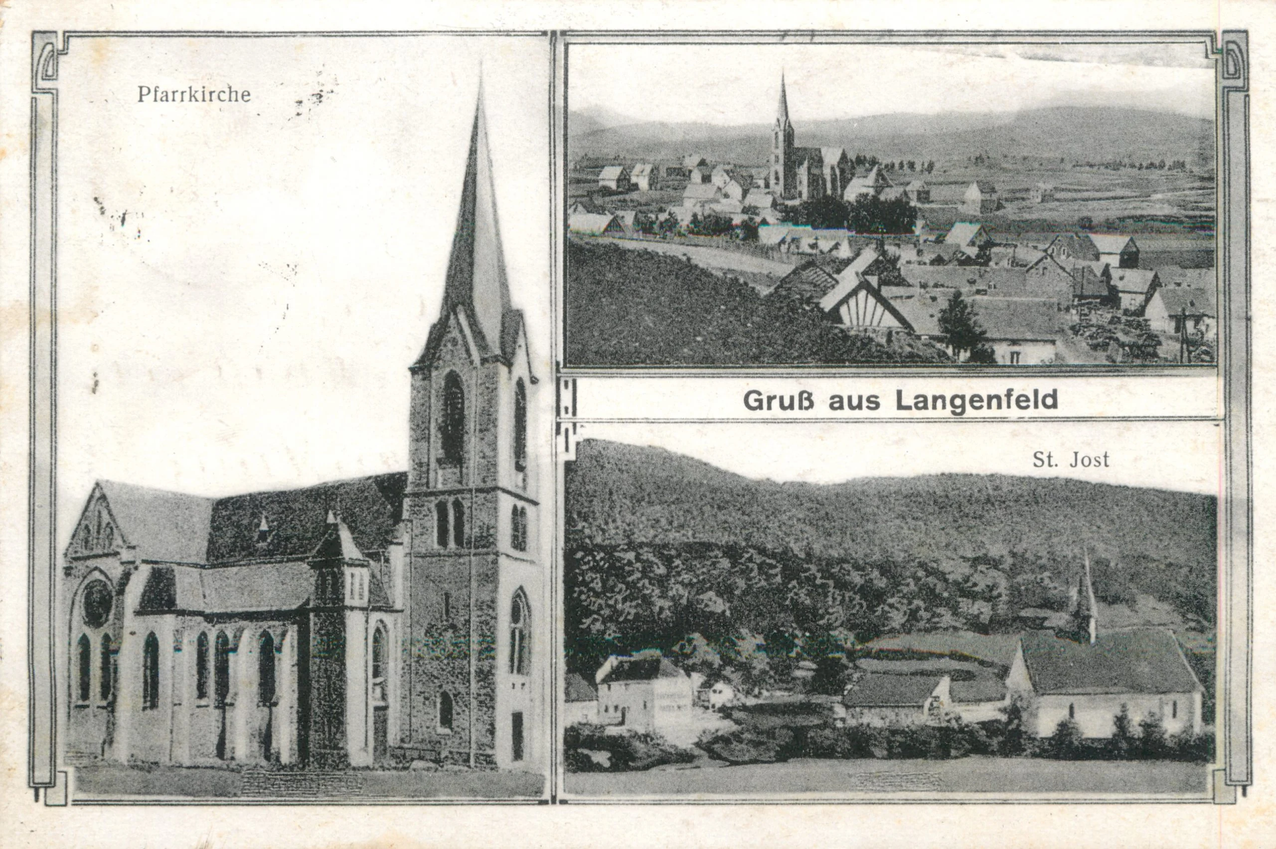 Historische Bilder - Postkarten Langenfeld - Postkarte 3