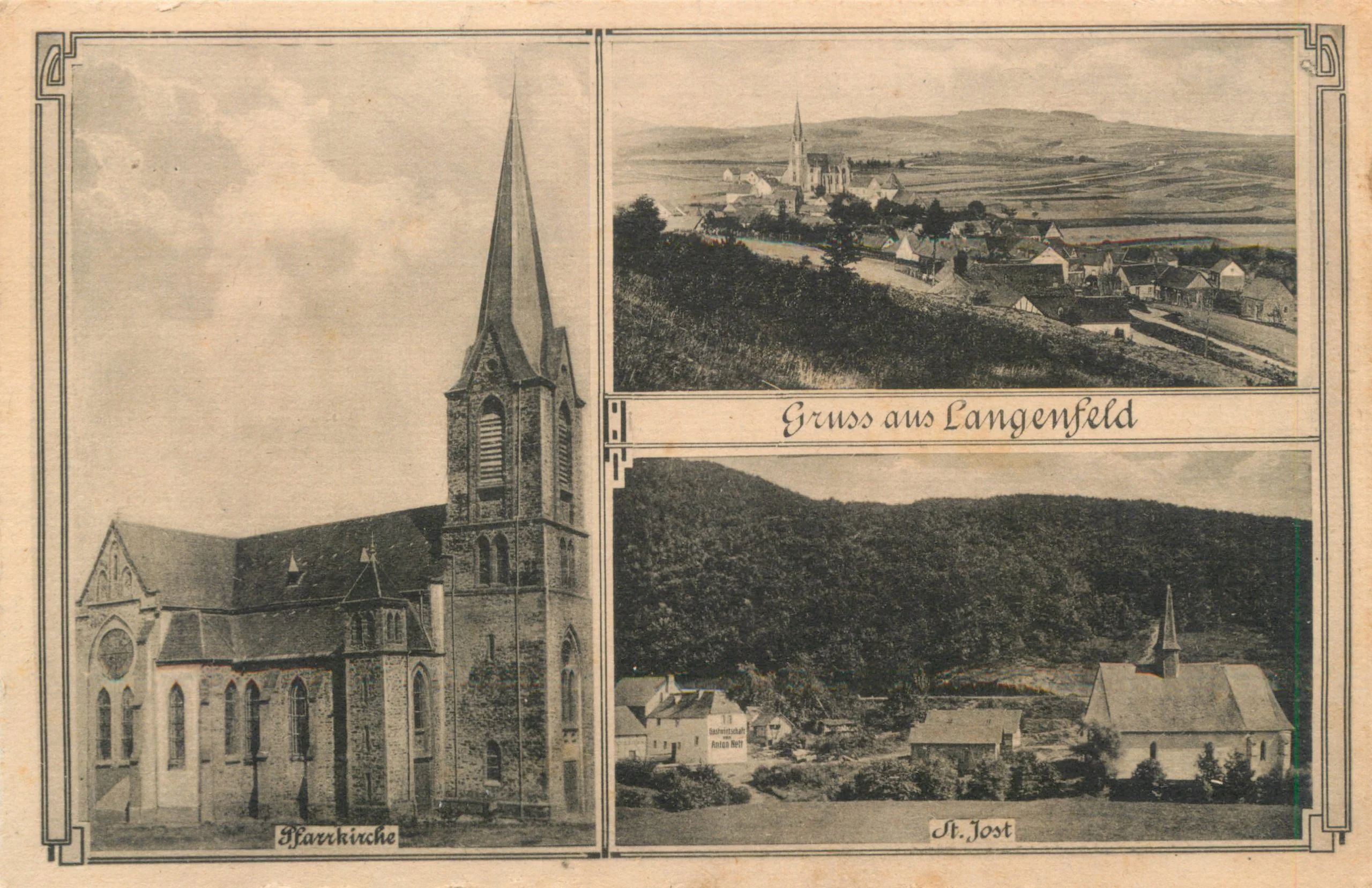 Historische Bilder - Postkarten Langenfeld - Postkarte 8